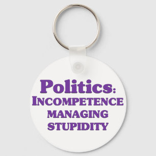 Definition of politics keychain