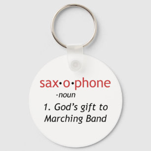 Definition of Saxophone Keychain