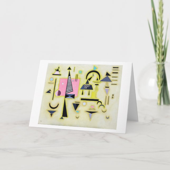 Definitive Rosy, Wassily Kandinsky Card (Front)
