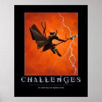 Défis Poster motivationnel
