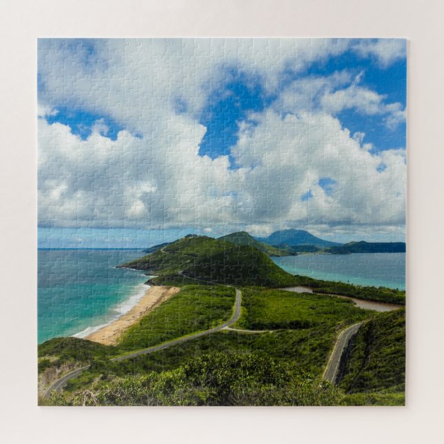 Défis-toi avec un Puzzle St Kitts & Nevis (Horizontal)