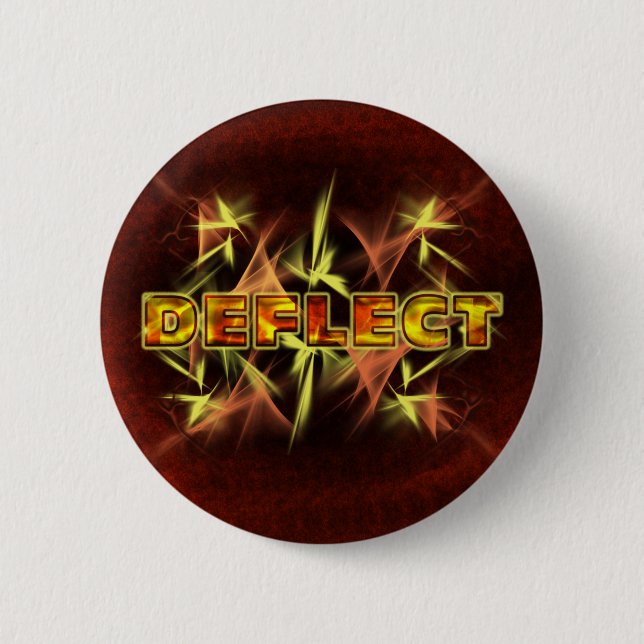 Deflect 2 Inch Round Button (Front)