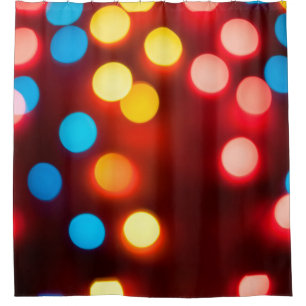 Defocused christmas lights. New Year bokeh. Abstra