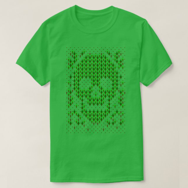 Deforestation Brown T-Shirt (Design Front)