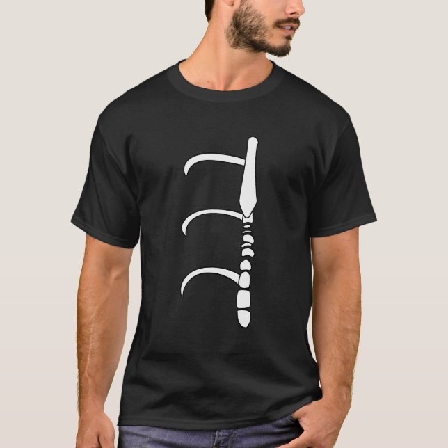 Deformed Half Rib Cage Shirt (Front)