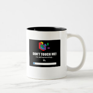 Defragment Two-Tone Coffee Mug