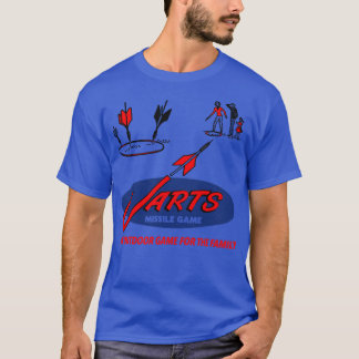 Defunct 60s Lawn Jarts Missile Game T-Shirt
