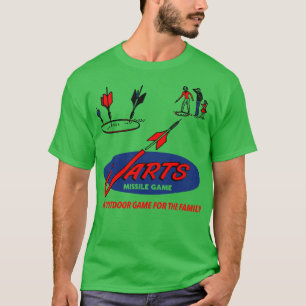Defunct 60s Lawn Jarts Missile Game T-Shirt