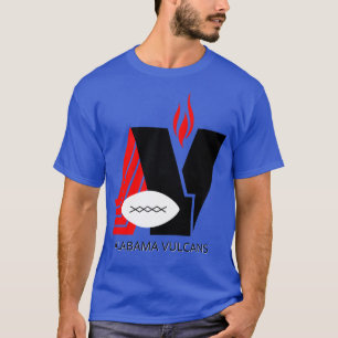 Defunct Alabama Vulcans AFA 1979 T-Shirt