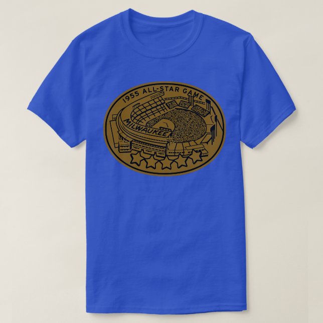 Defunct Baseball Milwaukee County Stadium T-Shirt (Design Front)