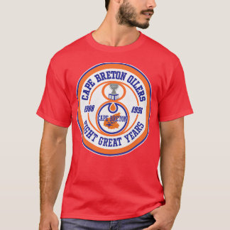 Defunct Cape Breton Oilers 8 Great Years Hockey Te T-Shirt