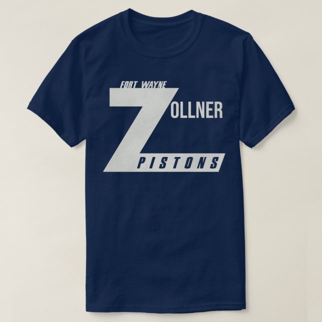 Defunct Fort Wayne Zollner Pistons Basketball Team T-Shirt (Design Front)