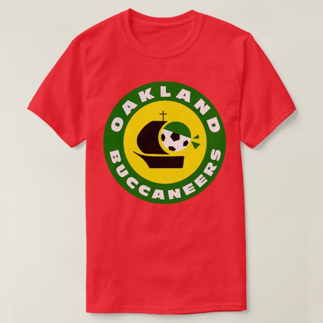 Defunct Oakland Buccaneers 1976 TShirt (Design Front)
