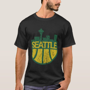 Defunct Seattle Supersonic Skyline T-Shirt