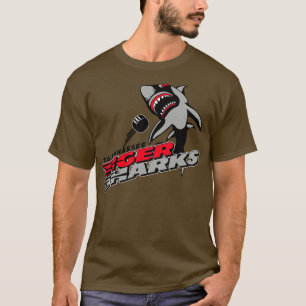 Defunct Tallahassee Tiger Sharks ECHL Hockey 1994 T-Shirt