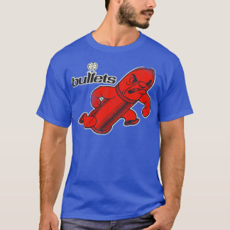 Defunct Washington Bullets Bullet Man T-Shirt