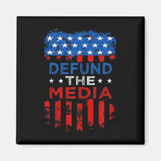 Defund Media Anti Fake News Defund The Media Tank  Magnet