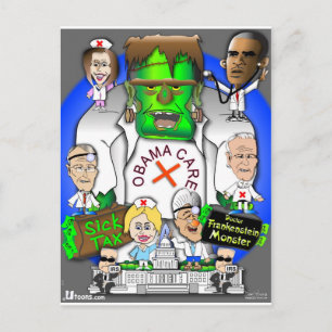 Defund Obama Care Postcard