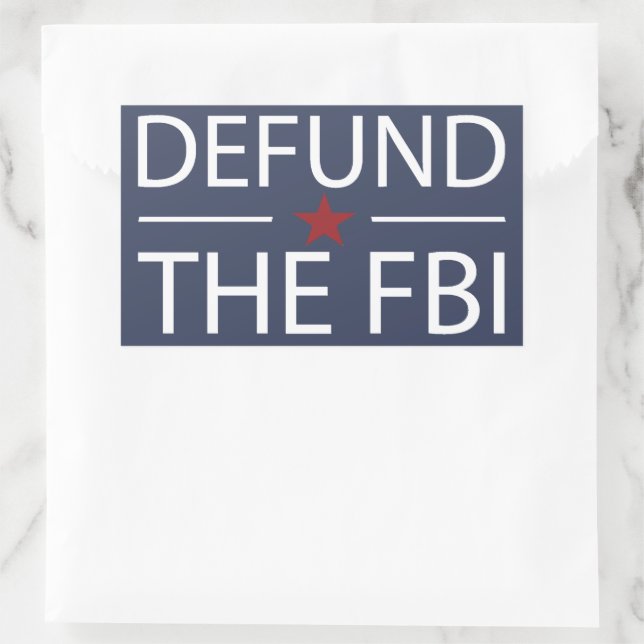 Defund The FBI Sticker (Bag)