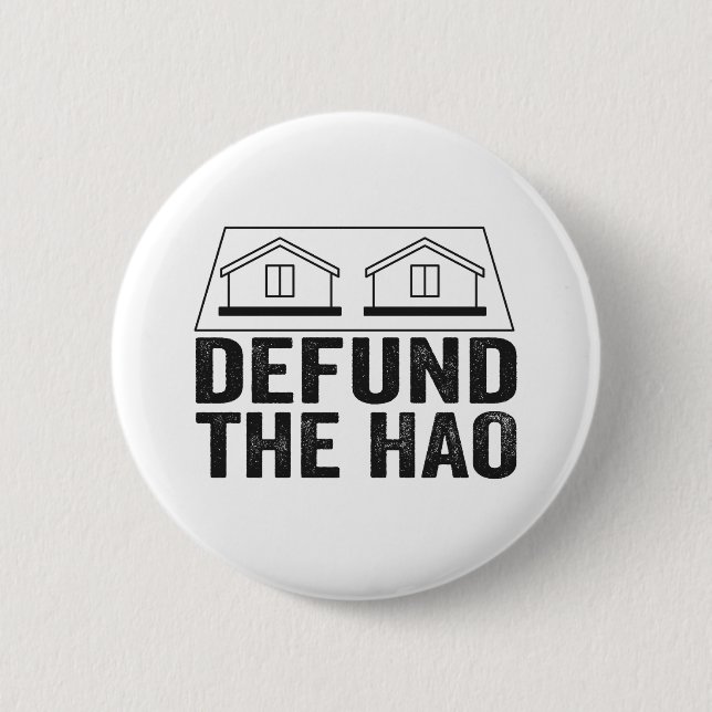 Defund the HOA Homeowners Association Social GIft 2 Inch Round Button (Front)