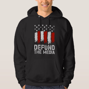 Defund The Media Medical Freedom No Mandates Hoodie