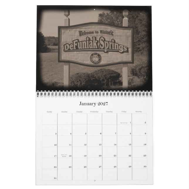 DeFuniak 2010 jaillit calendrier (Jan 2027)