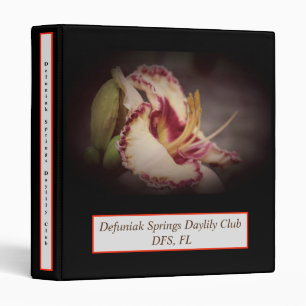 Defuniak Springs Daylily Club Binder