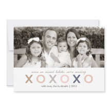 Défunte carte de Noël de XO XO XO |