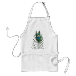 Defused Peacock Feather Standard Apron