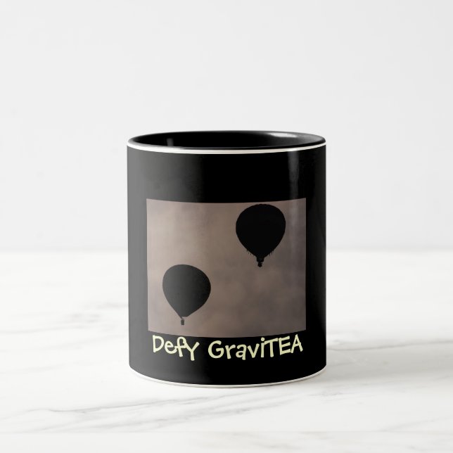 Defy GraviTEA Two-Tone Coffee Mug (Center)