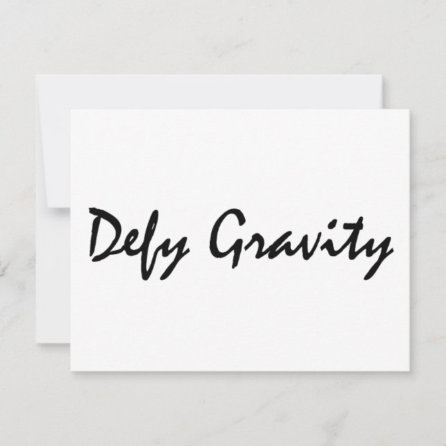 Defy Gravity (Front)