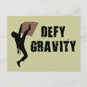 Defy Gravity Postcard