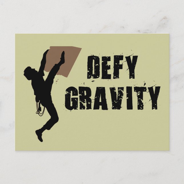 Defy Gravity Postcard (Front)