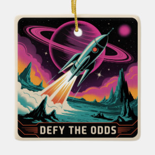 Defy The Odds Ceramic Ornament