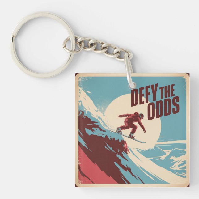 Defy The Odds Keychain (Front)