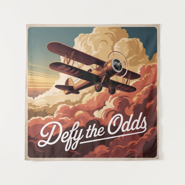 Defy The Odds Tapestry (Front)