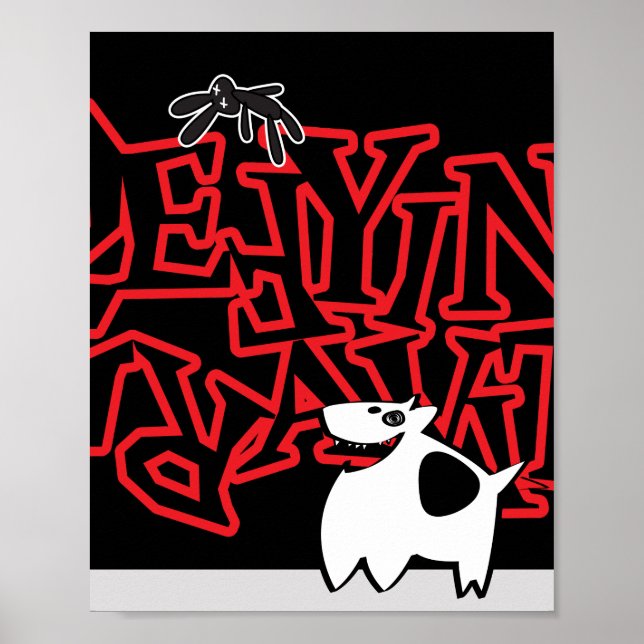 Defying Gravity Bunny & Doggy Poster (Front)