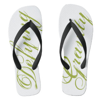 Defying Gravity Wide Strap Flip Flops