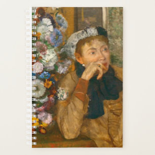 Degas A Woman Seated Beside a Vase of Flowers Planner