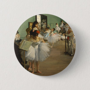 Degas Art Dance Class Painting Ballet 2 Inch Round Button