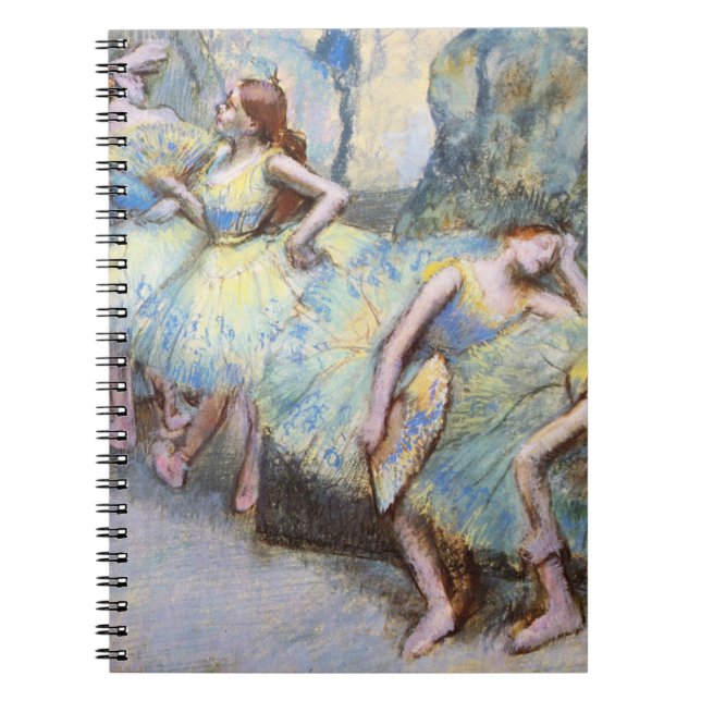 Degas Ballet Dancer Art Dancers Painting Notebook (Front)