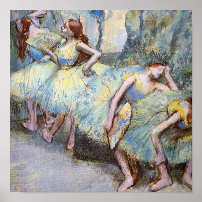 Degas Ballet Dancer Art Dancers Painting Poster (Front)