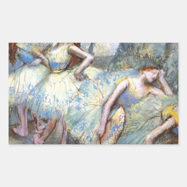Degas Ballet Dancer Art Dancers Painting Sticker (Front)