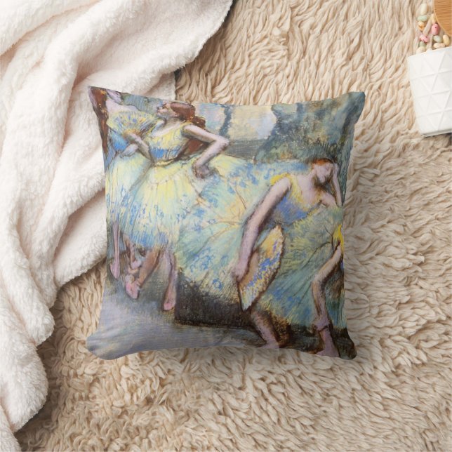 Degas Ballet Dancer Art Dancers Painting Throw Pillow (Blanket)