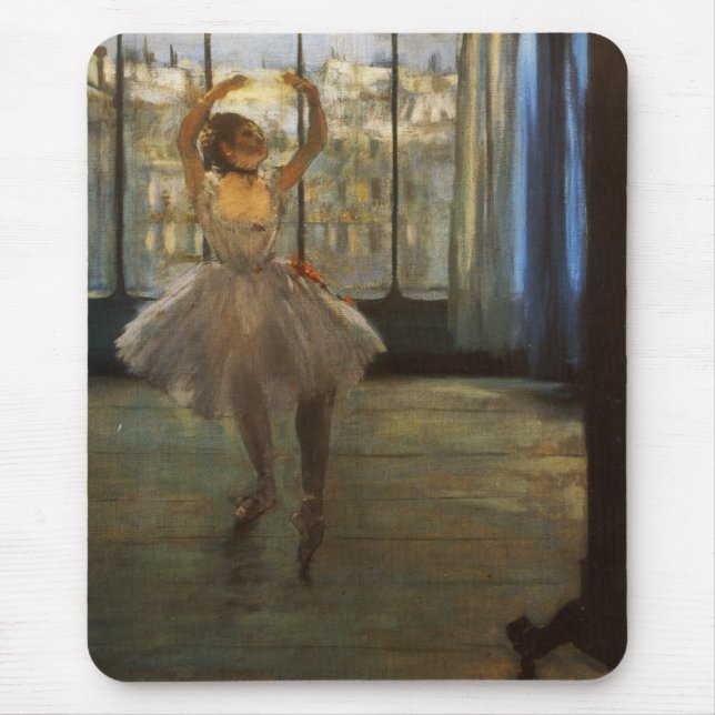 Degas Ballet Dancer Posing Mousepad (Front)