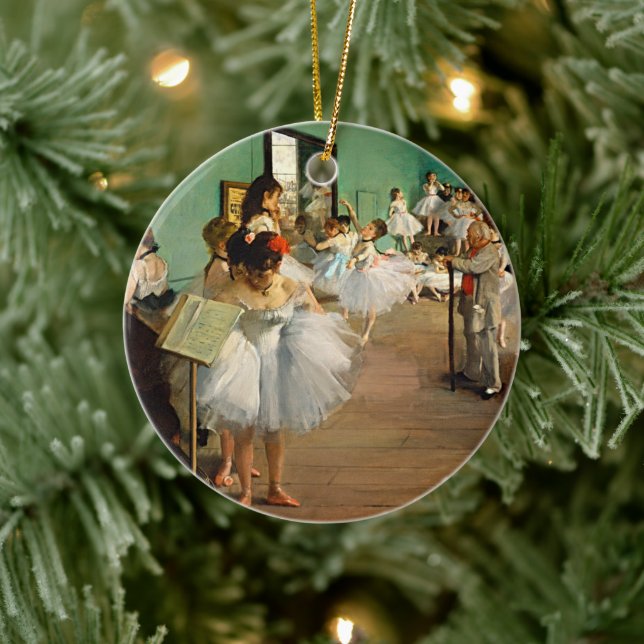 Degas Ballet Elegance Art Ornament (Tree)