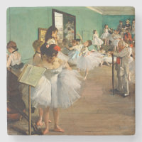 Degas Ballet Elegance Marble Coaster