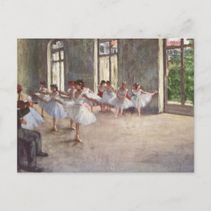 Degas' Ballet Rehearsal Postcard
