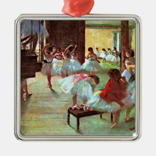 Degas -  Ballet School Metal Ornament