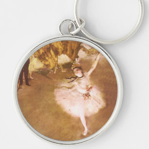 Degas Ballet Star Art Famous Painting Keychain